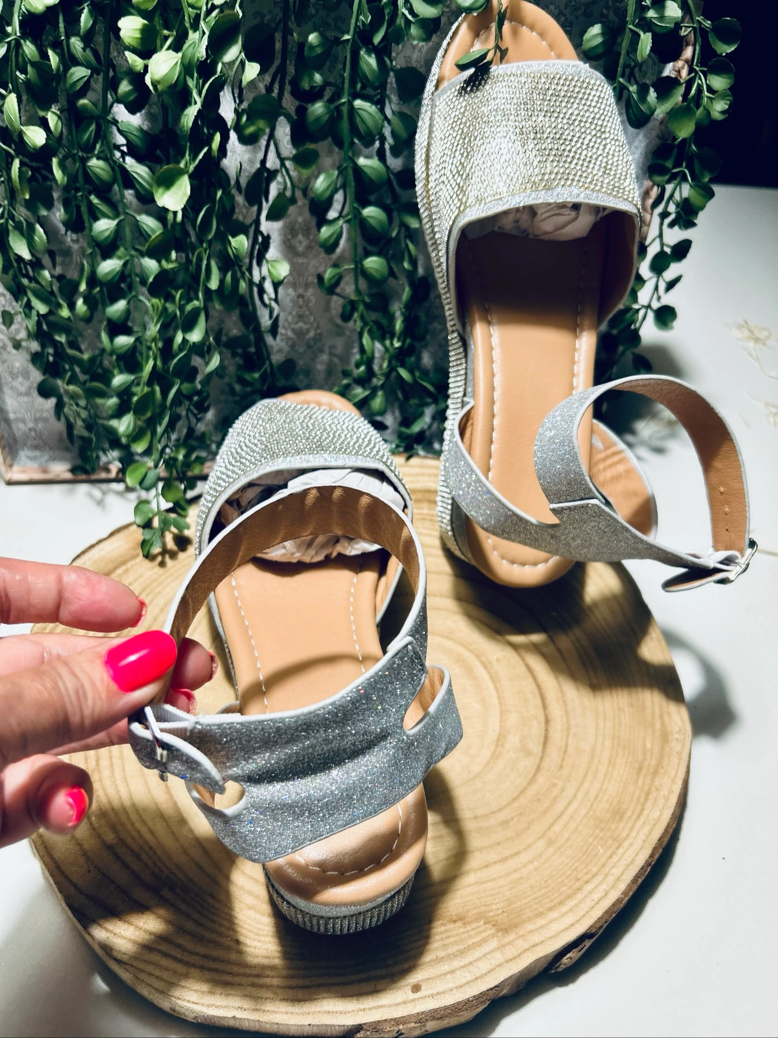 Glitter/Strash Effect Wedges – photo 2